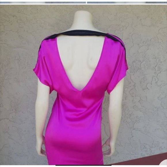 Affliction Silk Dress with exposed zipper detail - Picture 8 of 8